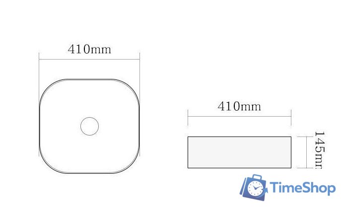 Умывальник SantiLine SL-1106MB - Изображение №2 — Интернет-магазин Time-Shop