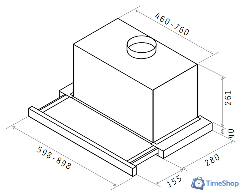 Кухонная вытяжка Elica Elite 26 IX/A/60 - Изображение №4 — Интернет-магазин Time-Shop