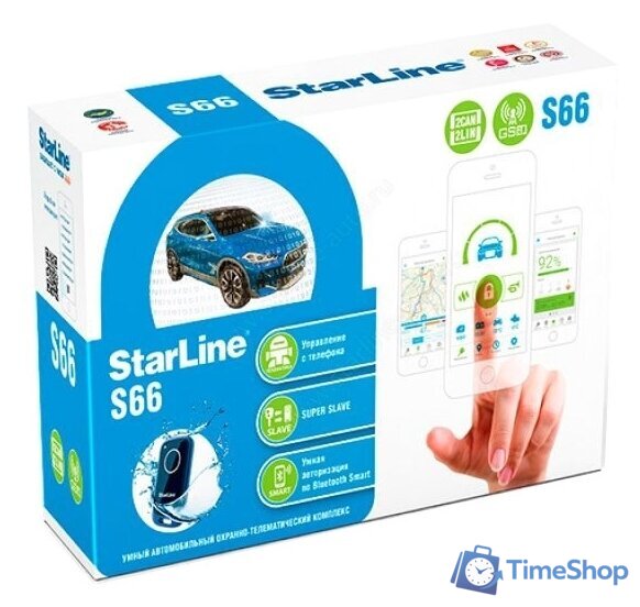 Автосигнализация StarLine S66 BT GSM - Изображение №1 — Интернет-магазин Time-Shop