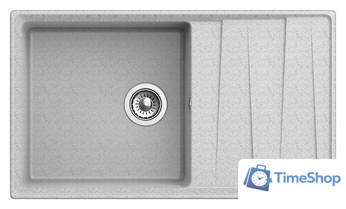 Кухонная мойка GranFest GF-LV-860L (серый) - Изображение №2 — Интернет-магазин Time-Shop
