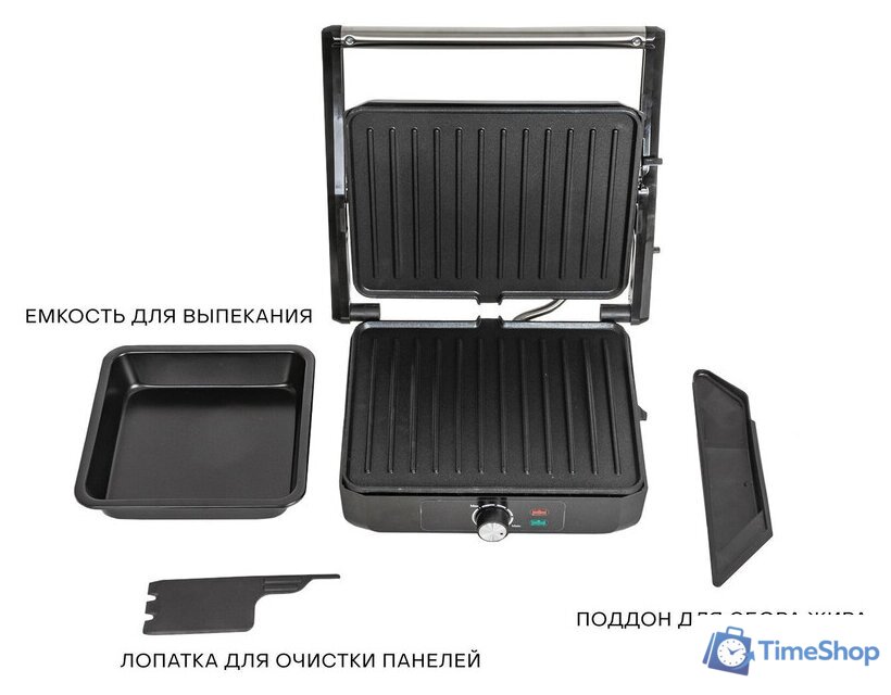 Электрогриль Pioneer GR1064E - Изображение №6 — Интернет-магазин Time-Shop