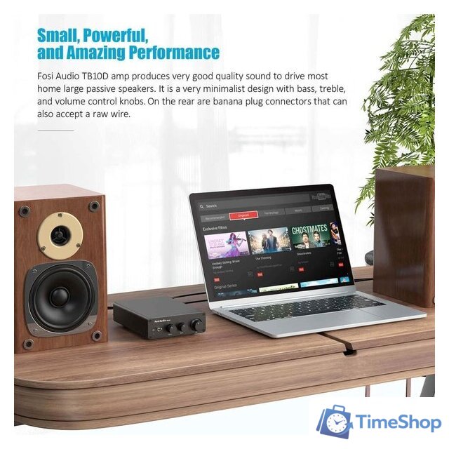 Усилитель мощности Fosi Audio TB10D (32V/5A) - Изображение №6 — Интернет-магазин Time-Shop