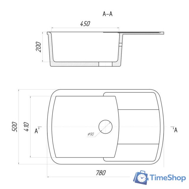 Кухонная мойка Gerhans B29 (терракот) - Изображение №2 — Интернет-магазин Time-Shop