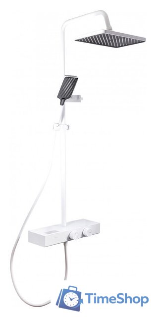 Душевая система  Ekko E2511-8 (белый матовый) - Изображение №1 — Интернет-магазин Time-Shop