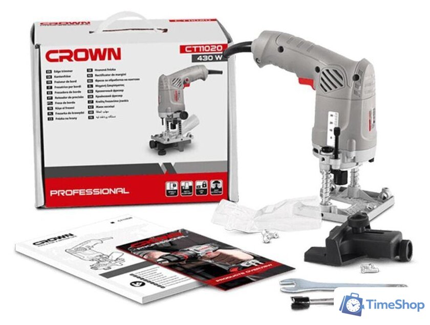 Кромочно-петельный фрезер Crown CT11020 - Изображение №2 — Интернет-магазин Time-Shop