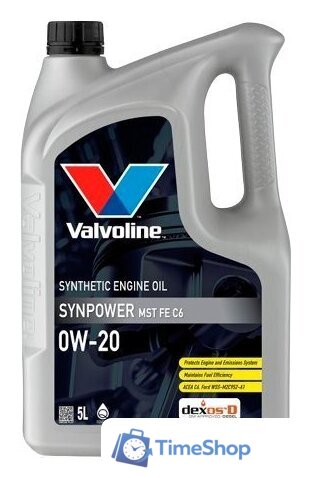Моторное масло Valvoline SynPower MST FE C6 0W-20 5л - Изображение №1 — Интернет-магазин Time-Shop