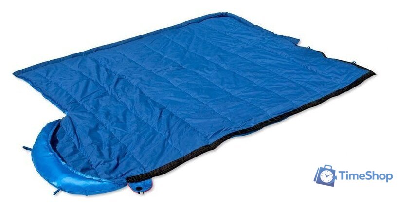 Спальный мешок AlexikA Comet (синий, левая молния) - Изображение №3 — Интернет-магазин Time-Shop