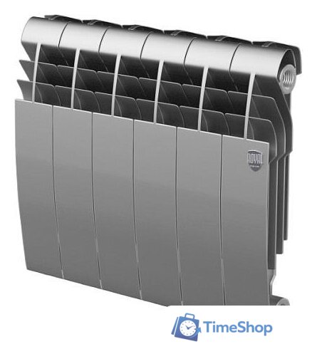 Биметаллический радиатор Royal Thermo BiLiner 350 Silver Satin (6 секций) - Изображение №1 — Интернет-магазин Time-Shop