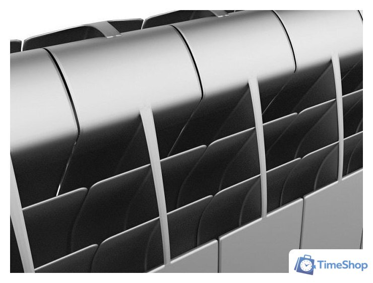 Биметаллический радиатор Royal Thermo BiLiner 350 Silver Satin (6 секций) - Изображение №3 — Интернет-магазин Time-Shop