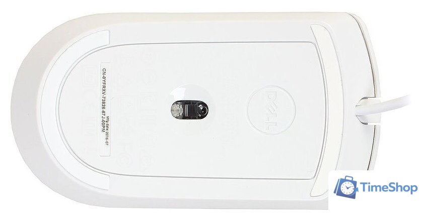 Мышь Dell Optical Mouse MS116 (белый) - Изображение №3 — Интернет-магазин Time-Shop