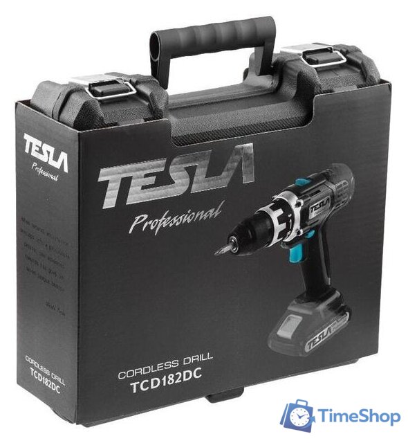 Дрель-шуруповерт Tesla TCD182DC (с 2-мя АКБ, кейс) - Изображение №10 — Интернет-магазин Time-Shop