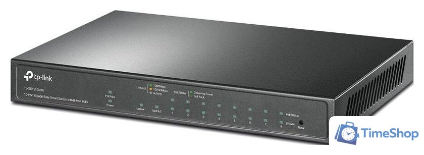 Настраиваемый коммутатор TP-Link TL-SG1210MPE - Изображение №2 — Интернет-магазин Time-Shop