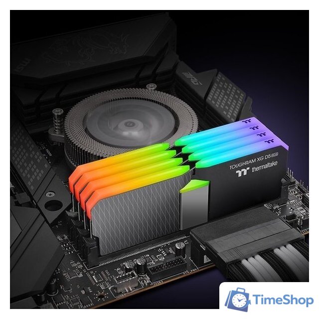 Оперативная память Thermaltake Toughram XG RGB D5 2x16ГБ DDR5 6600МГц RG33D516GX2-6600C32B - Изображение №5 — Интернет-магазин Time-Shop