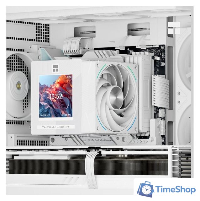 Кулер для процессора Thermalright Phantom Spirit 120 Vision SNOW (белый) - Изображение №2 — Интернет-магазин Time-Shop