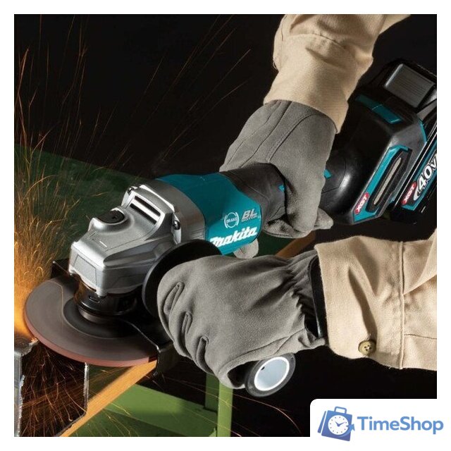 Угловая шлифмашина Makita GA013GM101A (с 1-м АКБ, кейс) - Изображение №5 — Интернет-магазин Time-Shop