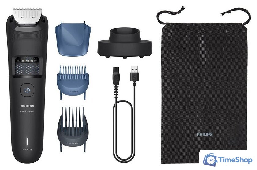 Триммер для бороды и усов Philips Beard Trimmer 5000 BT5780/15 - Изображение №1 — Интернет-магазин Time-Shop