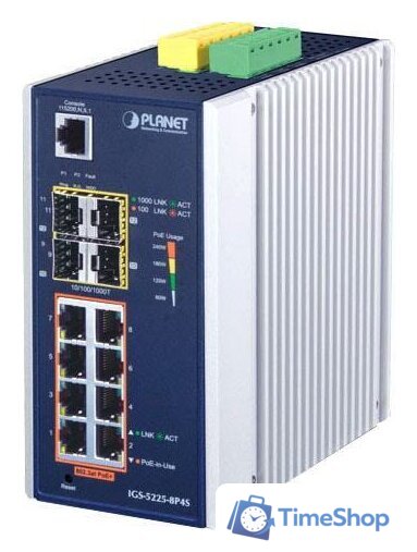 Управляемый коммутатор 2-го уровня PLANET IGS-5225-8P4S - Изображение №1 — Интернет-магазин Time-Shop