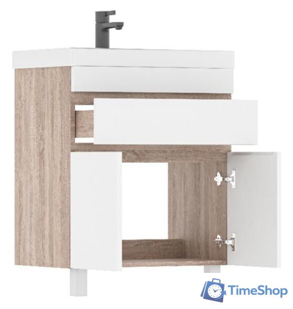  Volna Тумба под умывальник Conty 70.2D.1Y (напольная) - Изображение №2 — Интернет-магазин Time-Shop