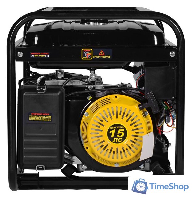 Бензиновый генератор Huter DY8000LX - Изображение №5 — Интернет-магазин Time-Shop