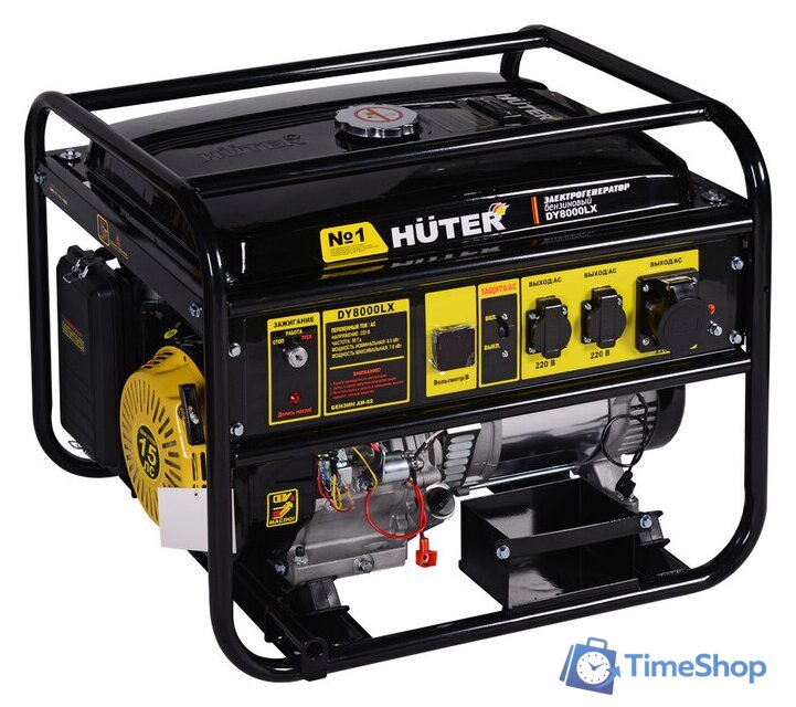Бензиновый генератор Huter DY8000LX - Изображение №3 — Интернет-магазин Time-Shop