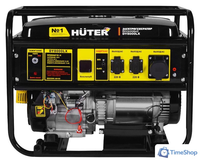 Бензиновый генератор Huter DY8000LX - Изображение №2 — Интернет-магазин Time-Shop