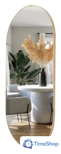 Зеркало EMZE Loft Oval 50x100 LOFT.50.100.DUB (дуб) - Изображение №1 — Интернет-магазин Time-Shop