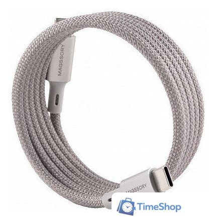 Беспроводное зарядное Magssory Disc Signature Edition 3 в 1 для Apple WCH033 (титановый) - Изображение №6 — Интернет-магазин Time-Shop