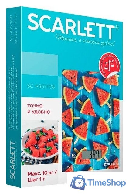 Кухонные весы Scarlett SC-KS57P78 - Изображение №3 — Интернет-магазин Time-Shop