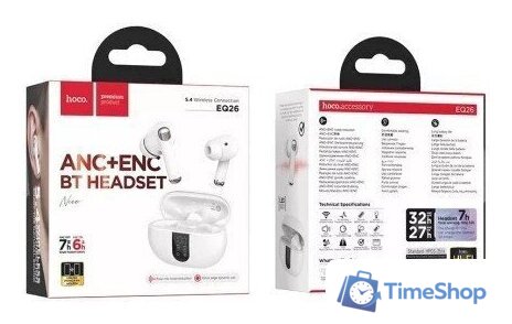 Наушники Hoco EQ26 (белый) - Изображение №4 — Интернет-магазин Time-Shop