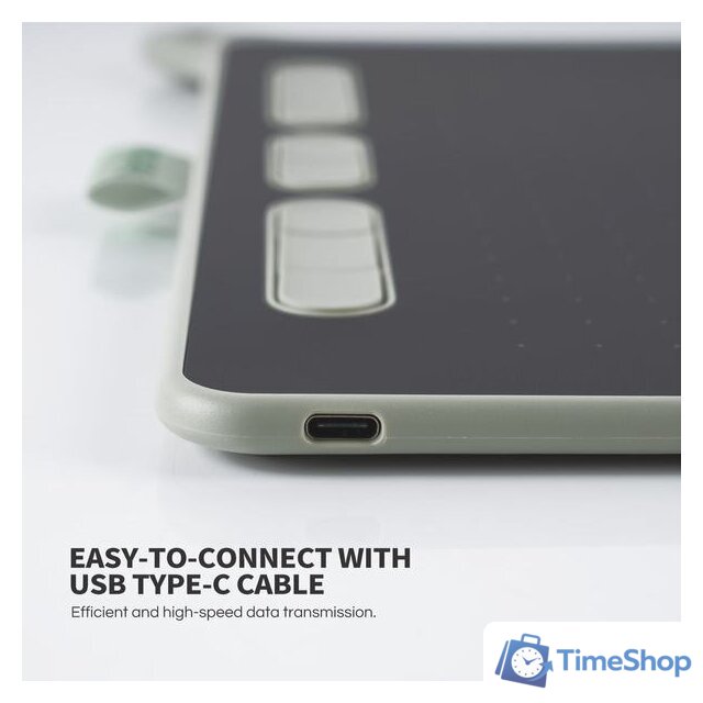 Графический планшет Parblo Ninos M (зеленый) - Изображение №5 — Интернет-магазин Time-Shop