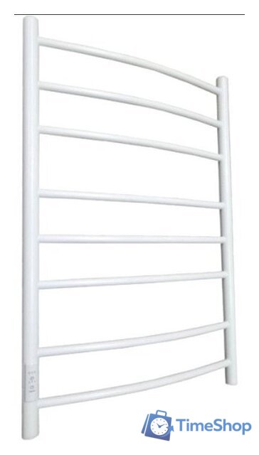Полотенцесушитель Маргроид Вид 10 СНШ 80x50 (белый матовый, таймер слева) - Изображение №1 — Интернет-магазин Time-Shop