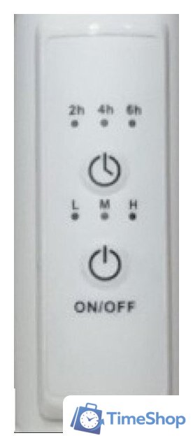 Полотенцесушитель Маргроид Вид 10 СНШ 80x50 (белый матовый, таймер слева) - Изображение №3 — Интернет-магазин Time-Shop