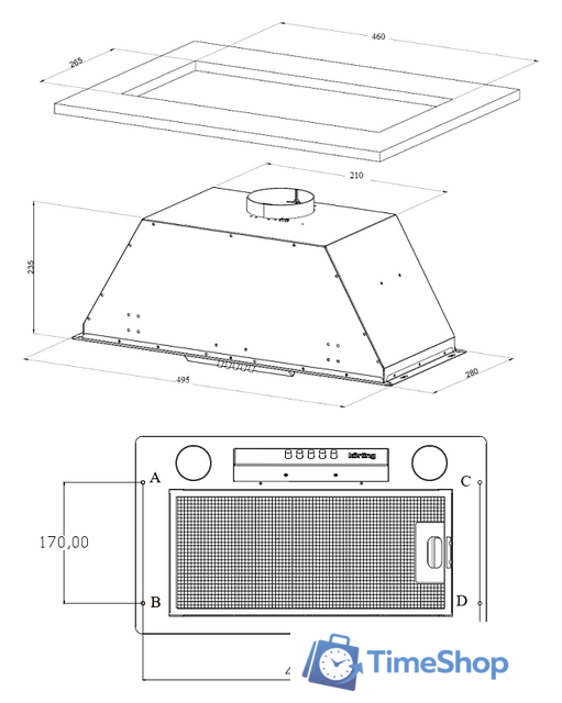 Кухонная вытяжка Korting KHI 6631 RB - Изображение №4 — Интернет-магазин Time-Shop