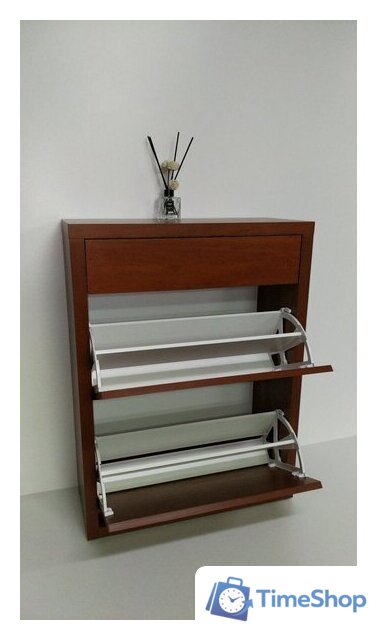 Тумба для обуви Анрат Элана 2.70ш яблоня локарно/яблоня локарно - Изображение №2 — Интернет-магазин Time-Shop