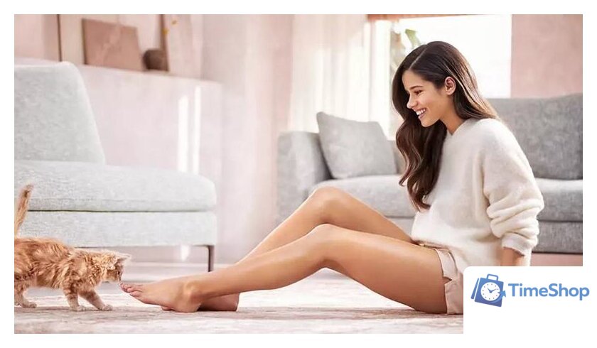 Эпилятор Philips BRE730/10 - Изображение №8 — Интернет-магазин Time-Shop