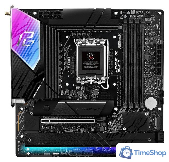 Материнская плата ASRock B860M Lightning WiFi - Изображение №1 — Интернет-магазин Time-Shop