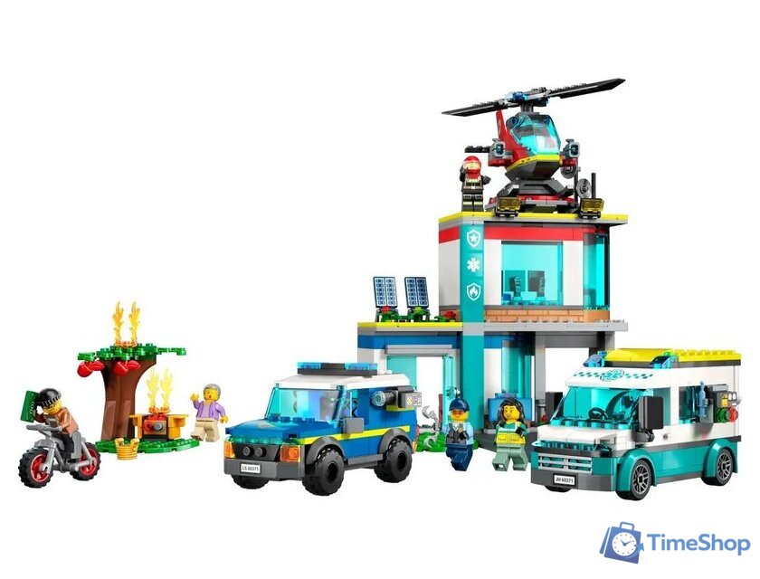 Конструктор LEGO City 60371 Штаб аварийных транспортных средств - Изображение №9 — Интернет-магазин Time-Shop