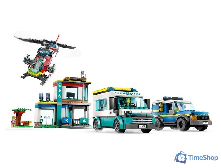 Конструктор LEGO City 60371 Штаб аварийных транспортных средств - Изображение №8 — Интернет-магазин Time-Shop
