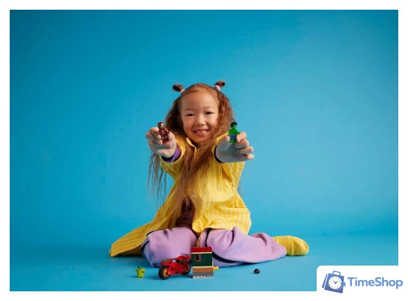 Конструктор LEGO Super Heroes Железный человек на мотоцикле и Халк 76287 - Изображение №8 — Интернет-магазин Time-Shop