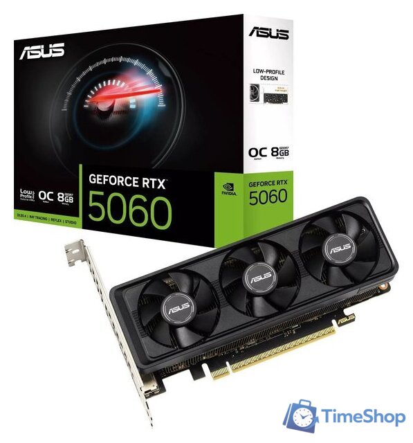 Видеокарта ASUS GeForce RTX 5060 LP BRK 8GB GDDR7 OC Edition RTX5060-O8G-LP-BRK - Изображение №11 — Интернет-магазин Time-Shop