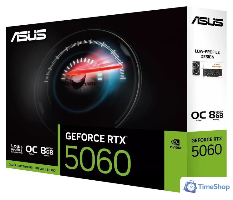 Видеокарта ASUS GeForce RTX 5060 LP BRK 8GB GDDR7 OC Edition RTX5060-O8G-LP-BRK - Изображение №10 — Интернет-магазин Time-Shop