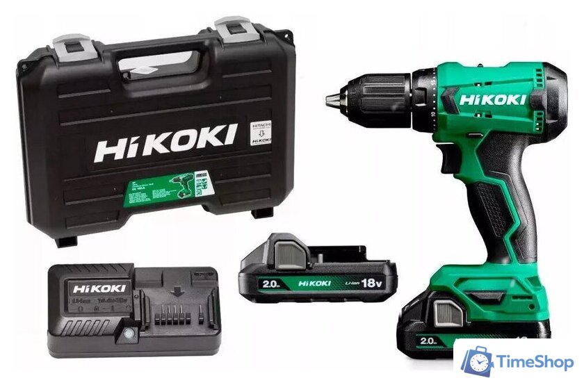 Дрель-шуруповерт Hikoki DS18DAWCZ (с 2-мя АКБ, кейс) - Изображение №1 — Интернет-магазин Time-Shop