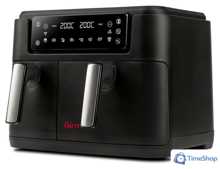 Аэрогриль (аэрофритюрница) Girmi Double Air Fryer FG26 - Изображение №3 — Интернет-магазин Time-Shop