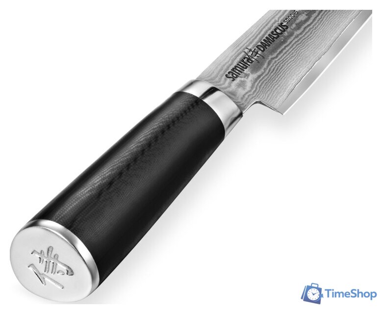 Кухонный нож Samura Damascus SD-0045 - Изображение №4 — Интернет-магазин Time-Shop