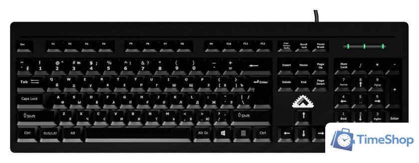 Клавиатура Бештау КЛ104РУ (1.8 м, с лазерной гравировкой) - Изображение №1 — Интернет-магазин Time-Shop