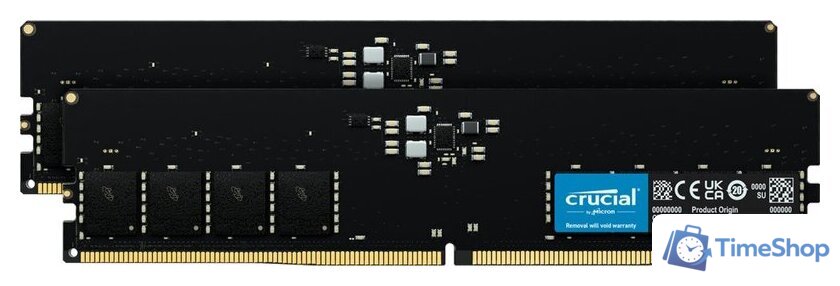 Оперативная память Crucial 2x32GB DDR5 PC5-38400 CT2K32G48C40U5 - Изображение №1 — Интернет-магазин Time-Shop