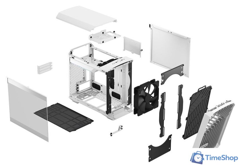 Корпус Fractal Design Torrent Nano White TG Clear Tint FD-C-TOR1N-03 - Изображение №18 — Интернет-магазин Time-Shop