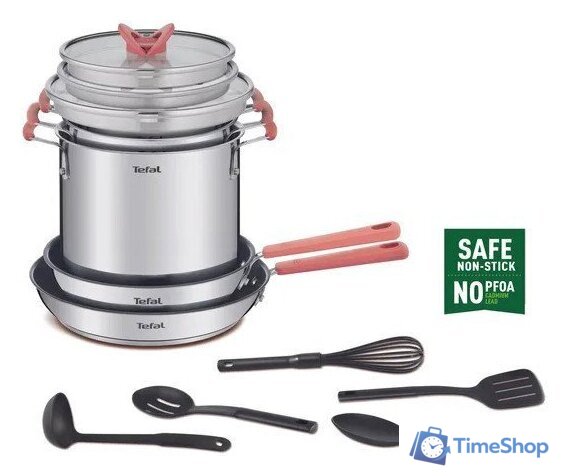 Набор кастрюль Tefal Opti Space G721SD74 - Изображение №1 — Интернет-магазин Time-Shop