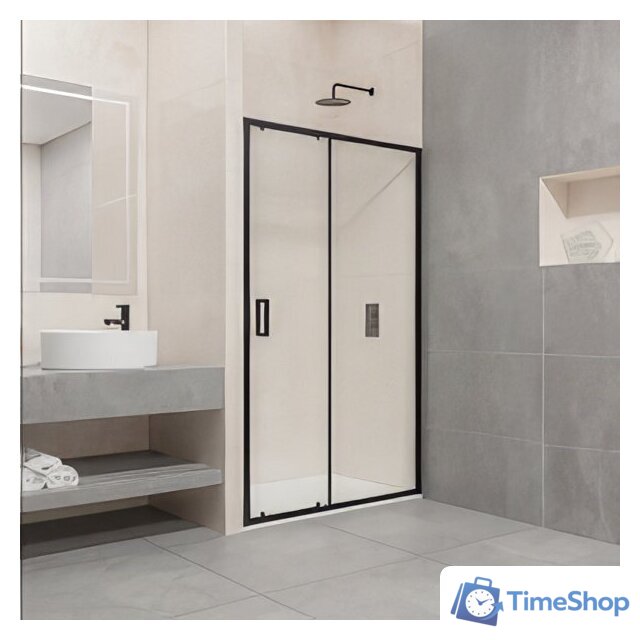 Душевая дверь RGW PA-016B 350801616-14 160 (черный/прозрачное стекло) - Изображение №3 — Интернет-магазин Time-Shop