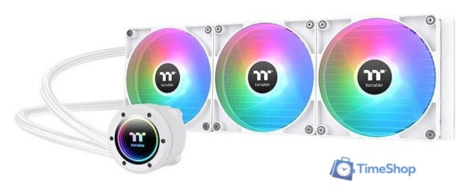 Система жидкостного охлаждения для процессора Thermaltake TH420 V2 ARGB Snow Edition CL-W378-PL14SW-A - Изображение №1 — Интернет-магазин Time-Shop
